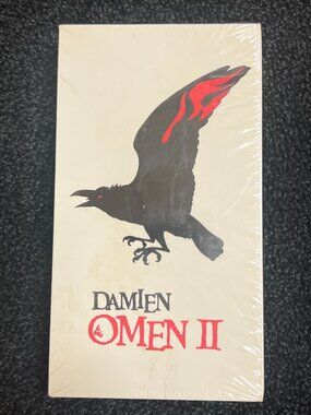 Vintage Sealed VHS Damien Omen II (1992 Fox Video) Horror - NEW Sealed HALLOWEEN